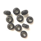 10pcs 11mm Large Hole Spacer Beads for Jewelry Making
