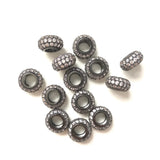 10pcs 11mm Large Hole Spacer Beads for Jewelry Making