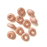 10pcs 11mm Large Hole Spacer Beads for Jewelry Making