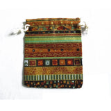 10pcs Exotic Christmas Wedding Gift Bag Jewelry Pouch Linen Fabric Drawstring