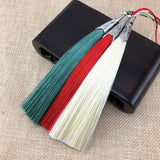 10pcs Cone Alloy Cap Silk Tassel Fringe For Sewing Curtain Decoration