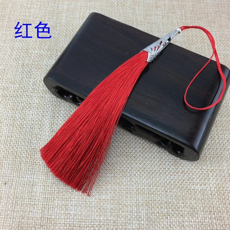 10pcs Cone Alloy Cap Silk Tassel Fringe For Sewing Curtain Decoration