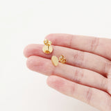 10pcs 14K 18K Plated Earring Studs Base Pins w/ Earring Plug Findings Ear Back