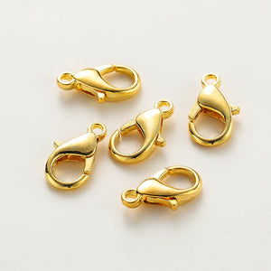 10pcs Necklace Extender Chain Lobster Clasps Jump Ring Connector