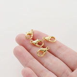 10pcs Necklace Extender Chain Lobster Clasps Jump Ring Connector