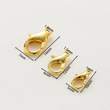 10pcs Necklace Extender Chain Lobster Clasps Jump Ring Connector