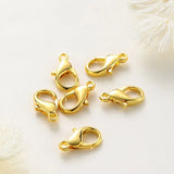 10pcs Necklace Extender Chain Lobster Clasps Jump Ring Connector