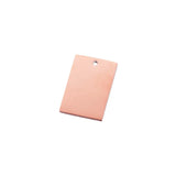 10pcs 15*22mm SS Rectangle Blank Charms for DIY Necklaces Keychains