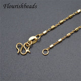 10pcs 17.7in Nickel Plated 2mm Link Chain Necklace DIY Jewelry Making