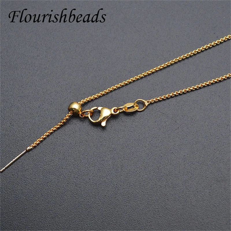 10pcs 17.7in Nickel Ball Chain Necklace for DIY Jewelry