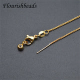 10pcs 17.7in Nickel Ball Chain Necklace for DIY Jewelry