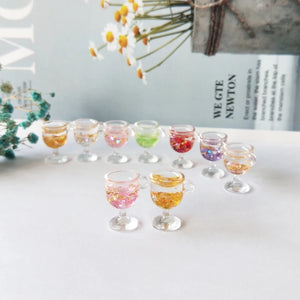 10pcs 18*12mm Drink Resin Charms Pendants DIY Earrings Jewelry Accessory