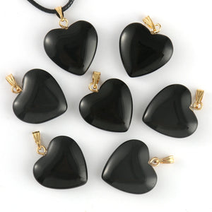 10pcs 20*20mm Heart Lampwork Necklace Pendant Czech Glass Charms Pendants
