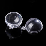10pcs Clear Plastic Christmas Tree Decorations Ball Ornament