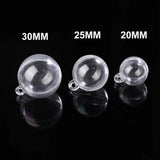 10pcs Clear Plastic Christmas Tree Decorations Ball Ornament