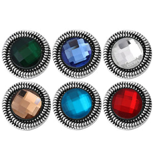 10pcs Metal Snap Buttons Vintage Rotate Ginger Fit 18mm Snap Jewelry Bracelet