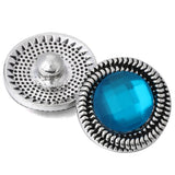 10pcs Metal Snap Buttons Vintage Rotate Ginger Fit 18mm Snap Jewelry Bracelet