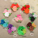 10pcs 25mm Polymer Clay Rose Flower Beads DIY Phone Case Decoration