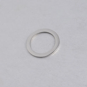 10pcs 3.5mm Width 30mm Hollow Circle Charm Stainless Steel Pendant