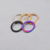 10pcs 3.5mm Width 30mm Hollow Circle Charm Stainless Steel Pendant
