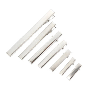 10pcs Square Duckbill Clip Hairpin With Teeth DIY Hair Clips Jewelry Making Base