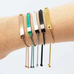 10pcs 304 Stainless Steel Bracelet for Jewelry Making