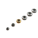 10pcs 304 Stainless Steel Stopper Beads for DIY Jewelry Making