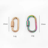10pcs Stainless Steel Openable Ring Charms Jewelry Making Accessory