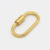 10pcs Stainless Steel Openable Ring Charms Jewelry Making Accessory