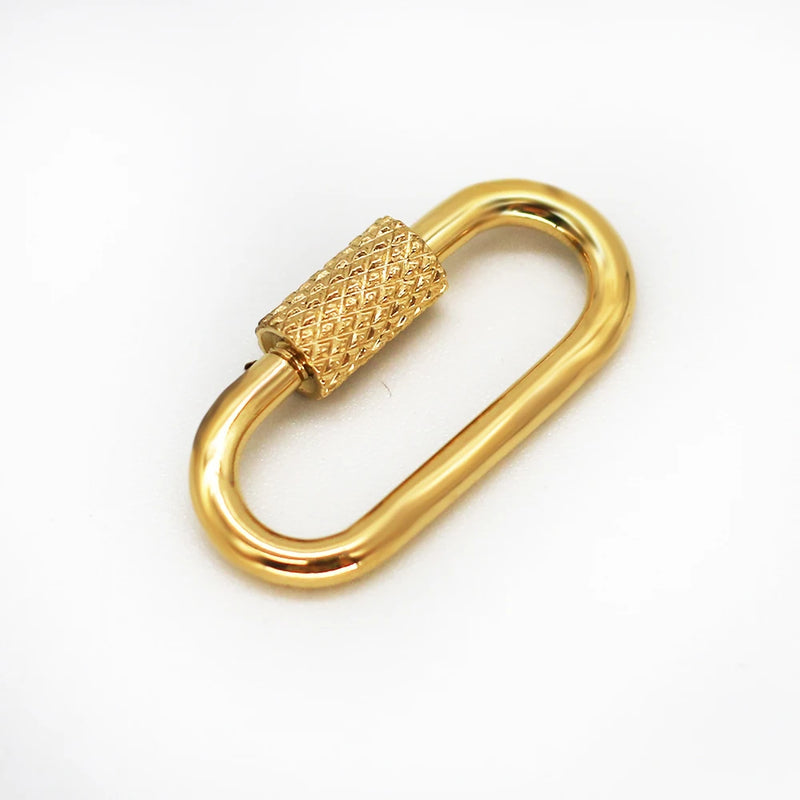 10pcs Stainless Steel Openable Ring Charms Jewelry Making Accessory