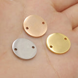 10pcs/lot Stainless Steel Coin for Engrave Jewelry Pendant