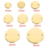 10pcs/lot Stainless Steel Coin for Engrave Jewelry Pendant