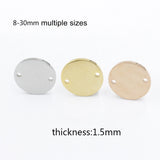10pcs/lot Stainless Steel Coin for Engrave Jewelry Pendant