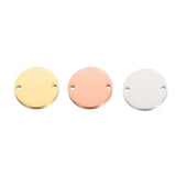 10pcs/lot Stainless Steel Coin for Engrave Jewelry Pendant