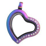 10pcs Heart Love Locket Pendant Memory Charm Gift Jewelry