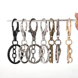 10pcs 30mm Split Key Ring Lobster Clasp Key Hook Key