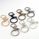 10pcs 30mm Split Key Ring Lobster Clasp Key Hook Key
