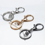 10pcs 30mm Split Key Ring Lobster Clasp Key Hook Key