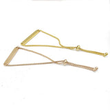 10pcs 316L Stainless Steel Mirror Polish Bar Bracelet DIY Chain Bracelets