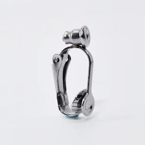 10pcs 316L Stainless Steel Clip on Earrings Convert Clasp DIY Ear Jewelry Making
