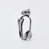 10pcs 316L Stainless Steel Clip on Earrings Convert Clasp DIY Ear Jewelry Making