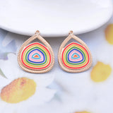 10pcs Water Drop Enamelled Charms Antique Bronze DIY Jewelry Making Supplies