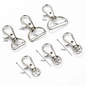 10pcs Silver Plated Lobster Clasp Hooks Jewelry Findings for DIY Crafts