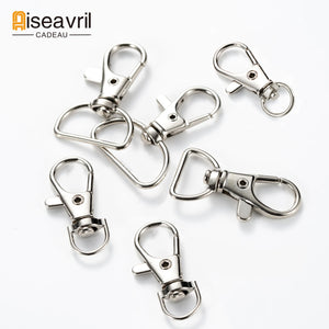 10pcs Silver Plated Lobster Clasp Hooks Jewelry Findings for DIY Crafts