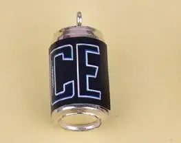 10pcs 3D Beer Cans Drink Charms Earring Keychain DIY