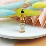 10pcs 3D Alcohol Drinking Bottle Charms Mini Wine Pendant Jewelry DIY Keychain