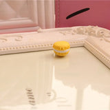 10pcs Mini Dessert Macarons Resin Charms Pendants Colorful Hamburger Charms