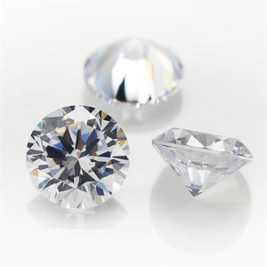 10pcs 4.0~20mm Round CZ Stone AAAAA Cubic Zirconia Gems For DIY Jewelry