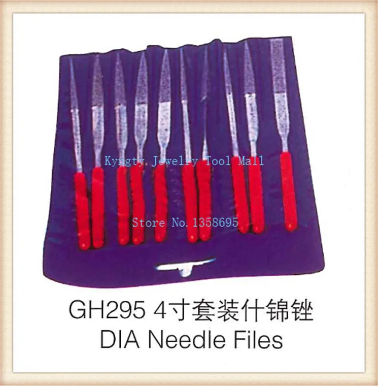 10pcs 4 Inch Needle Files Jewelry Polishing Engraving Tools