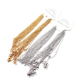 10pcs Adjustable Stainless Steel Link Chains Necklaces Cuban Chains DIY Crafts
